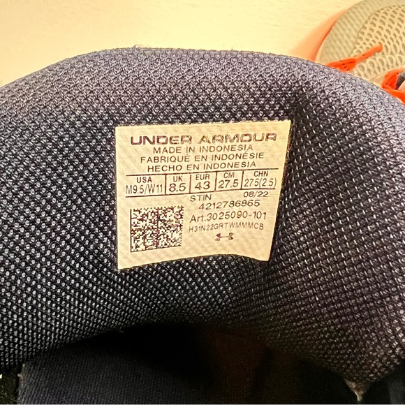 Under Armour Curry 3Z6 Mod Gray Men’s 9.5 / Women’s 11 (3025090-101) - Picture 5 of 11